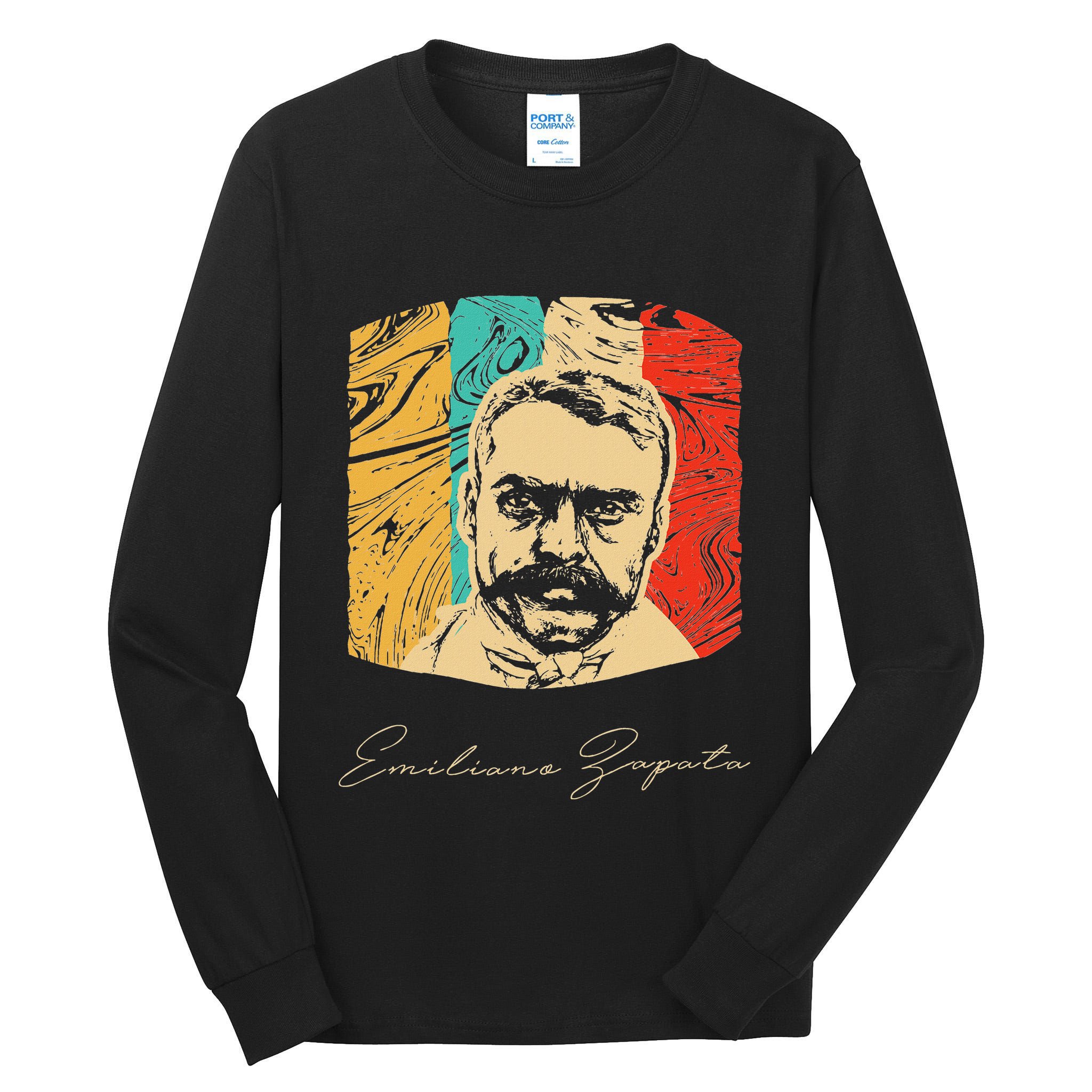 Emiliano Zapata Mexican Revolution Historical Tall Long Sleeve T-Shirt