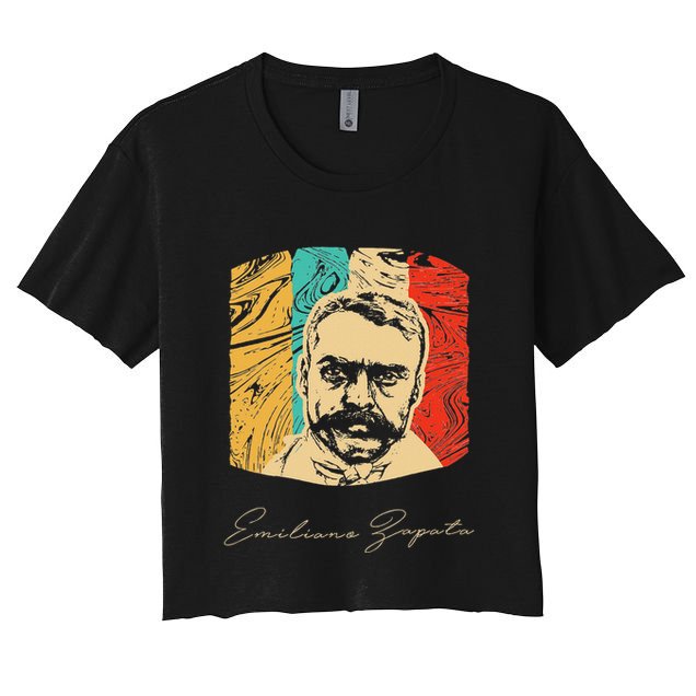 Emiliano Zapata Mexican Revolution Historical Crop Top
