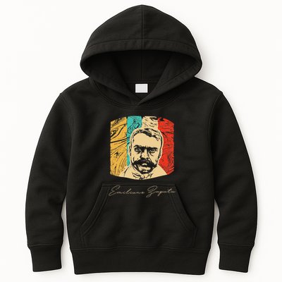 Emiliano Zapata Mexican Revolution Historical Kids Hoodie