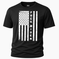F--ck Biden American Flag Cooling Performance Crew T-Shirt