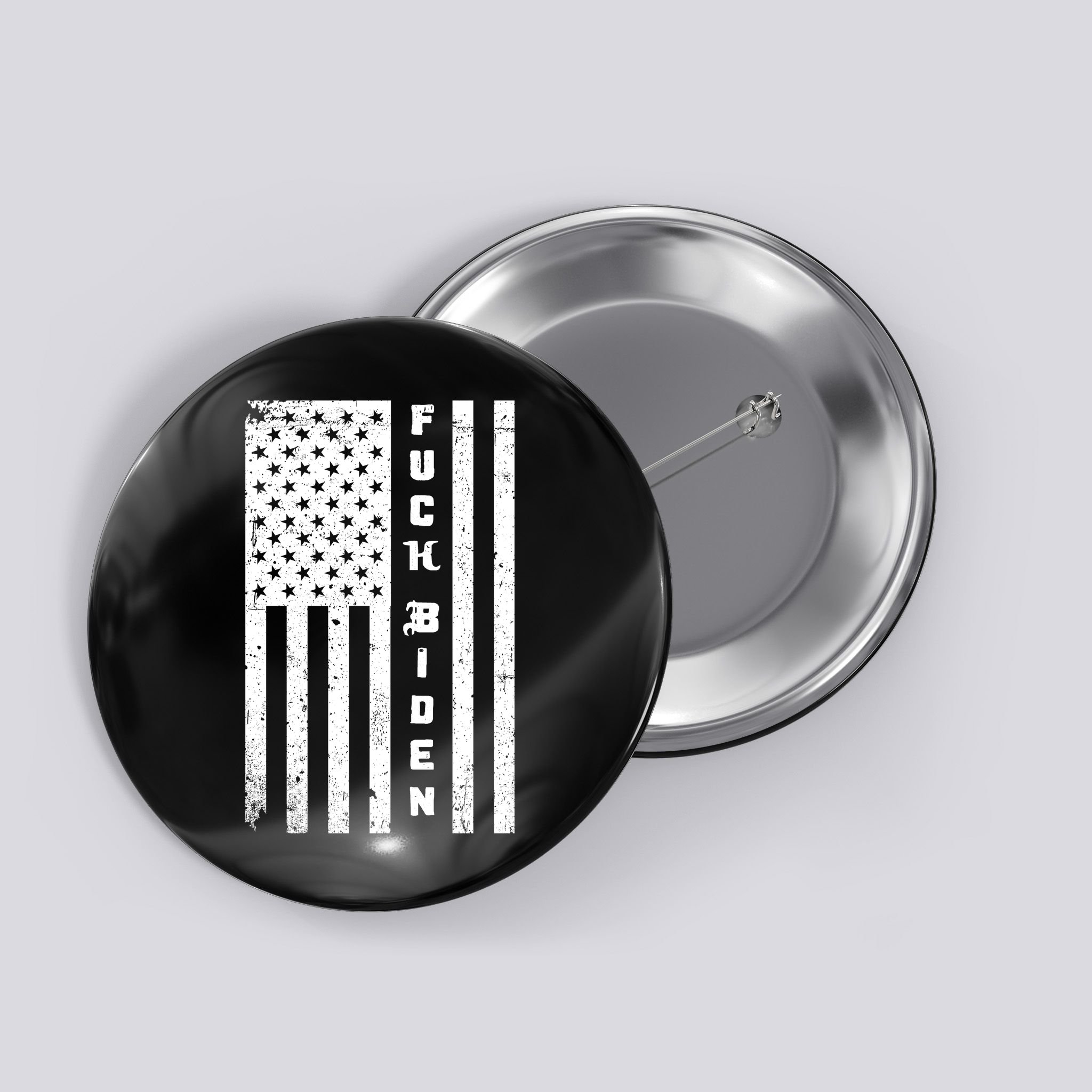 F--ck Biden American Flag Button