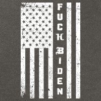 F--ck Biden American Flag Cotton Canvas Backpack