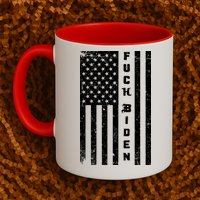 F--ck Biden American Flag Mug
