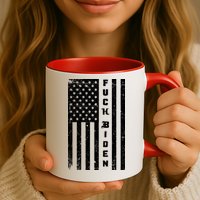 F--ck Biden American Flag Mug