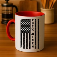 F--ck Biden American Flag Mug