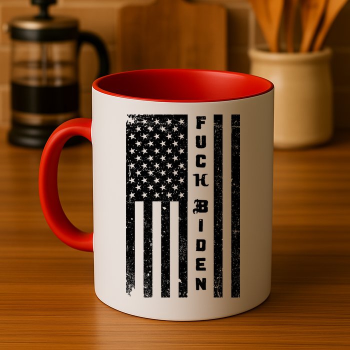 F--ck Biden American Flag Mug