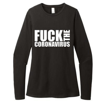 F--K The Coronavirus Womens CVC Long Sleeve Shirt