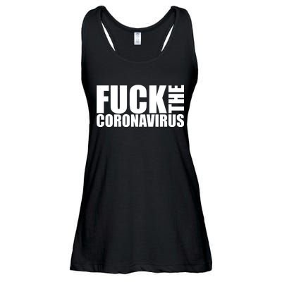 F--K The Coronavirus Ladies Essential Flowy Tank