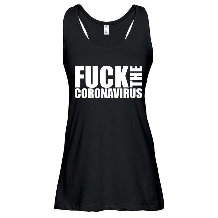 F--K The Coronavirus Ladies Essential Flowy Tank