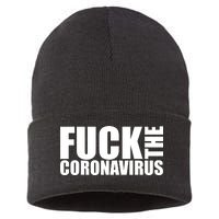 F--K The Coronavirus Sustainable Knit Beanie