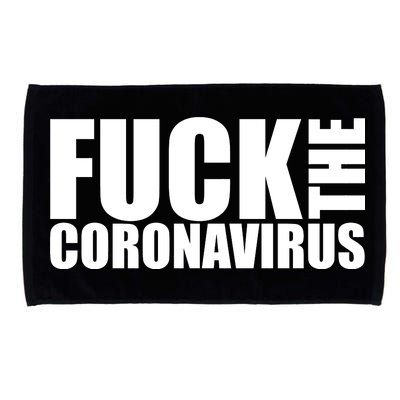 F--K The Coronavirus Microfiber Hand Towel