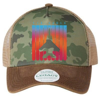 F-15 Eagle Jet Fighter Retro Legacy Tie Dye Trucker Hat