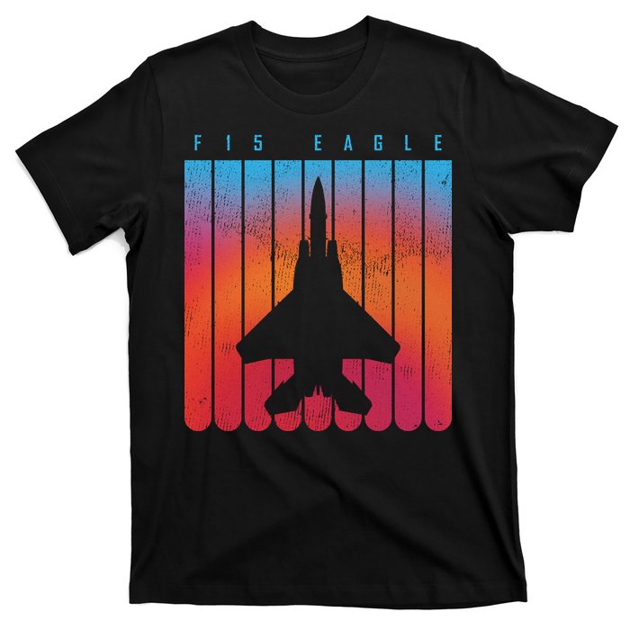 F-15 Eagle Jet Fighter Retro T-Shirt