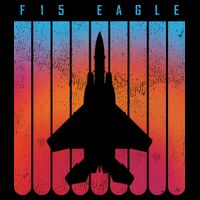 F-15 Eagle Jet Fighter Retro Backpack