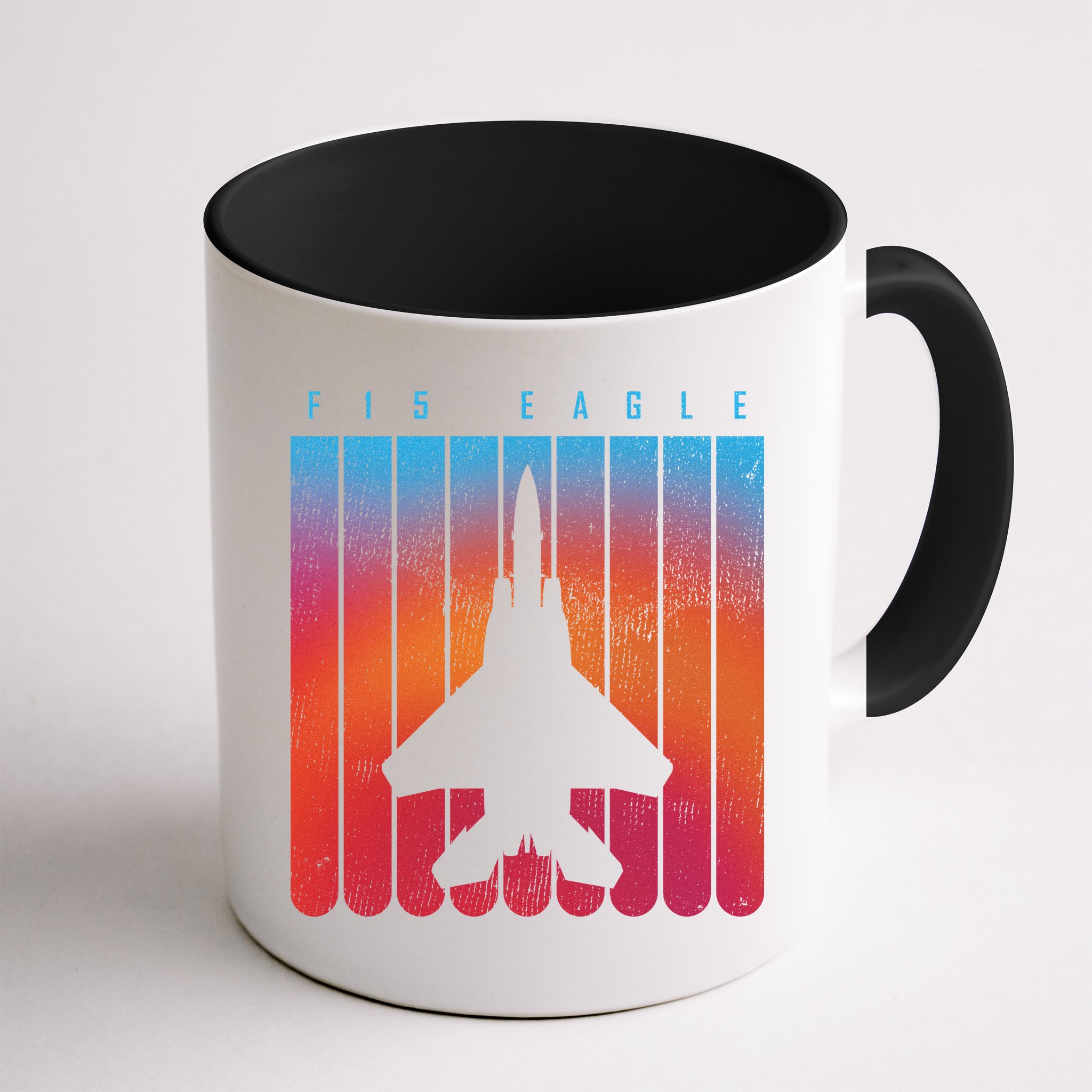 F-15 Eagle Jet Fighter Retro Mug