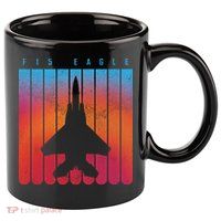 F-15 Eagle Jet Fighter Retro 11oz C Handle Ceramic Mug
