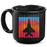 F-15 Eagle Jet Fighter Retro 15oz Campfire Ceramic Mug