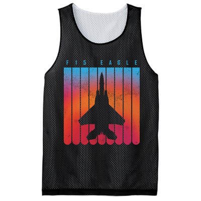 F-15 Eagle Jet Fighter Retro Mesh Reversible Basketball Jersey Tank