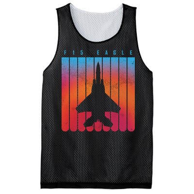 F-15 Eagle Jet Fighter Retro Mesh Reversible Basketball Jersey Tank