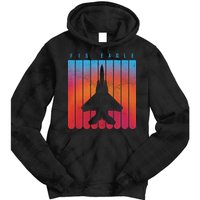 F-15 Eagle Jet Fighter Retro Tie Dye Hoodie