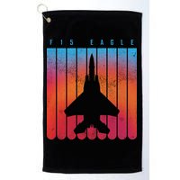 F-15 Eagle Jet Fighter Retro Golf Towel