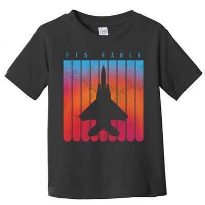 F-15 Eagle Jet Fighter Retro Toddler T-Shirt