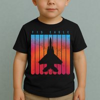 F-15 Eagle Jet Fighter Retro Toddler T-Shirt