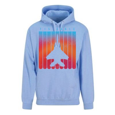 F-15 Eagle Jet Fighter Retro Unisex Surf Hoodie