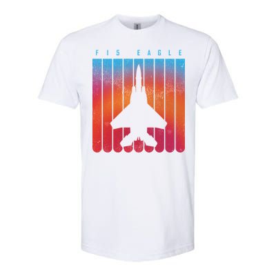 F-15 Eagle Jet Fighter Retro Softstyle® CVC T-Shirt