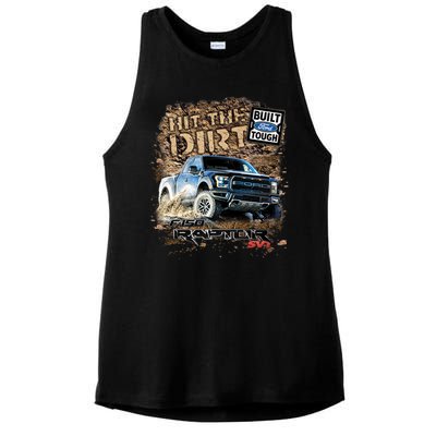 F-150 Ford Raptor - Hit The Dirt Ladies PosiCharge Tri-Blend Wicking Tank