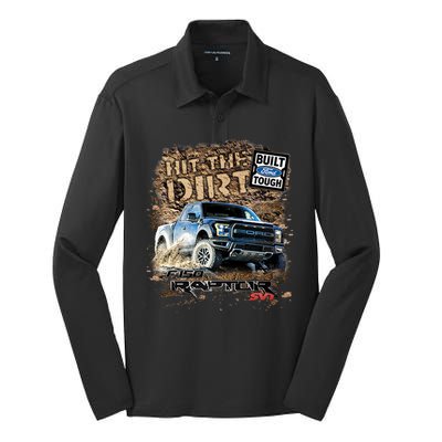 F-150 Ford Raptor - Hit The Dirt Silk Touch Performance Long Sleeve Polo