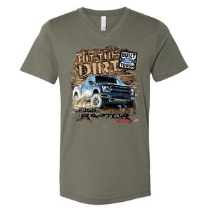 F-150 Ford Raptor - Hit The Dirt V-Neck T-Shirt