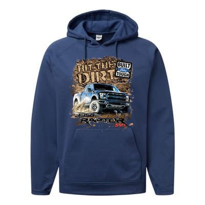 F-150 Ford Raptor - Hit The Dirt Performance Fleece Hoodie