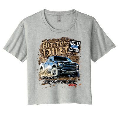 F-150 Ford Raptor - Hit The Dirt Women's Crop Top Tee