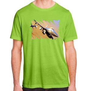 F-16 Fighter Jet Adult ChromaSoft Performance T-Shirt