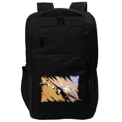 F-16 Fighter Jet Impact Tech Backpack