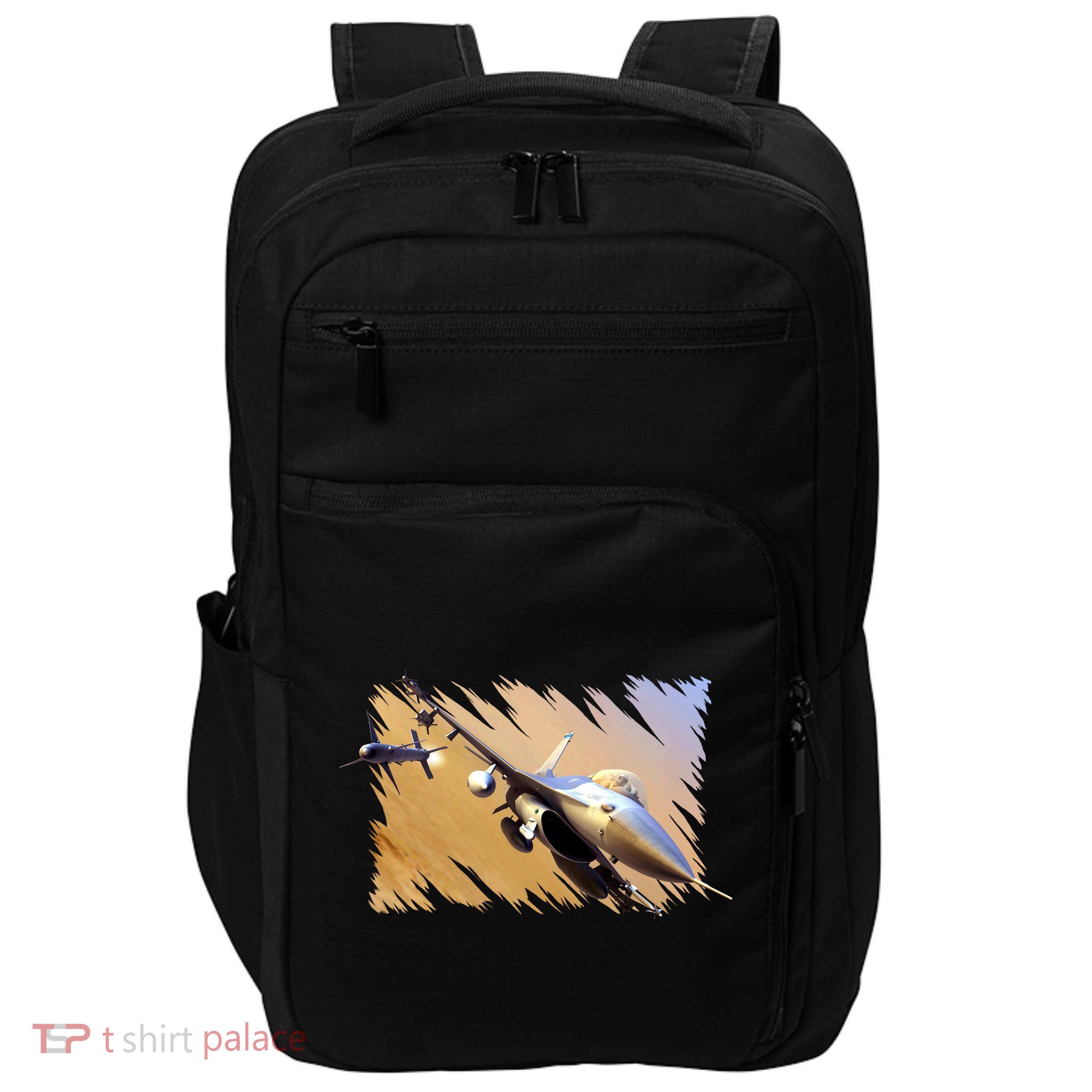 F-16 Fighter Jet Impact Tech Backpack