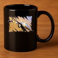 F-16 Fighter Jet 11oz C Handle Ceramic Mug