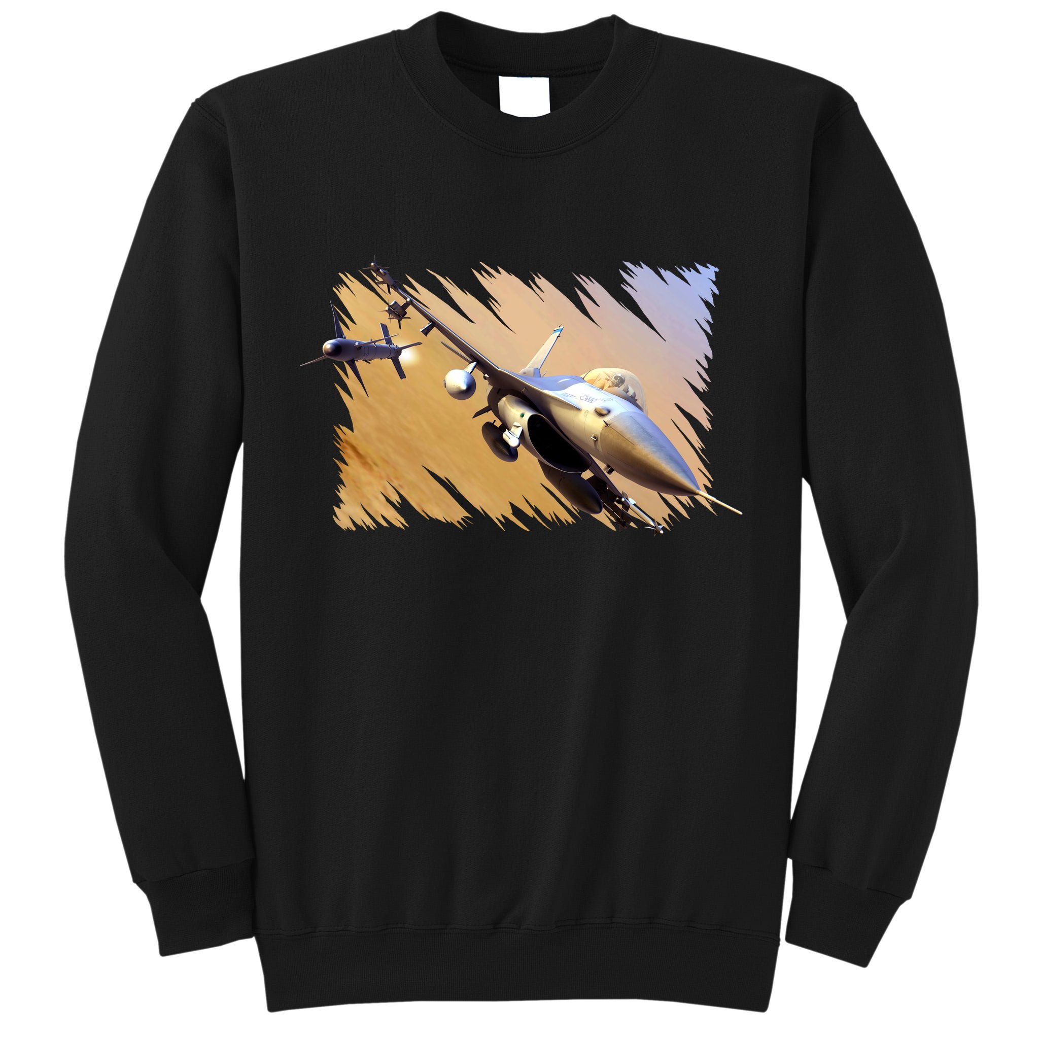 F-16 Fighter Jet Tall Sweatshirt