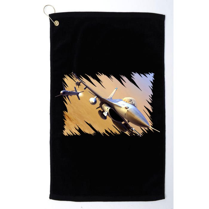 F-16 Fighter Jet Golf Towel