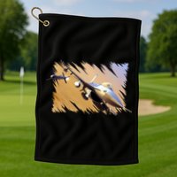 F-16 Fighter Jet Golf Towel