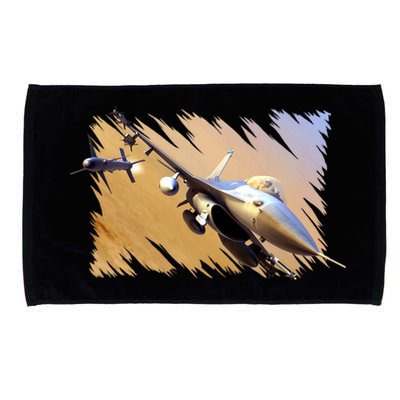 F-16 Fighter Jet Microfiber Hand Towel