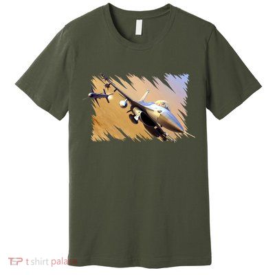 F-16 Fighter Jet Premium T-Shirt