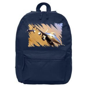 F-16 Fighter Jet 16 in Basic Backpack