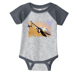 F-16 Fighter Jet Infant Baby Jersey Bodysuit