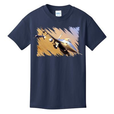 F-16 Fighter Jet Kids T-Shirt