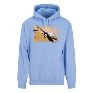 F-16 Fighter Jet Unisex Surf Hoodie