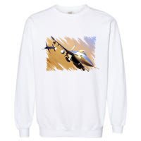 F-16 Fighter Jet Garment-Dyed Sweatshirt
