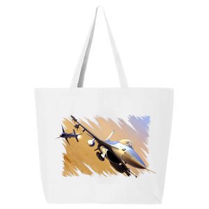 F-16 Fighter Jet 25L Jumbo Tote