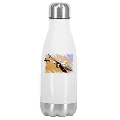 F-16 Fighter Jet Stainless Steel Insulated Water Bottle